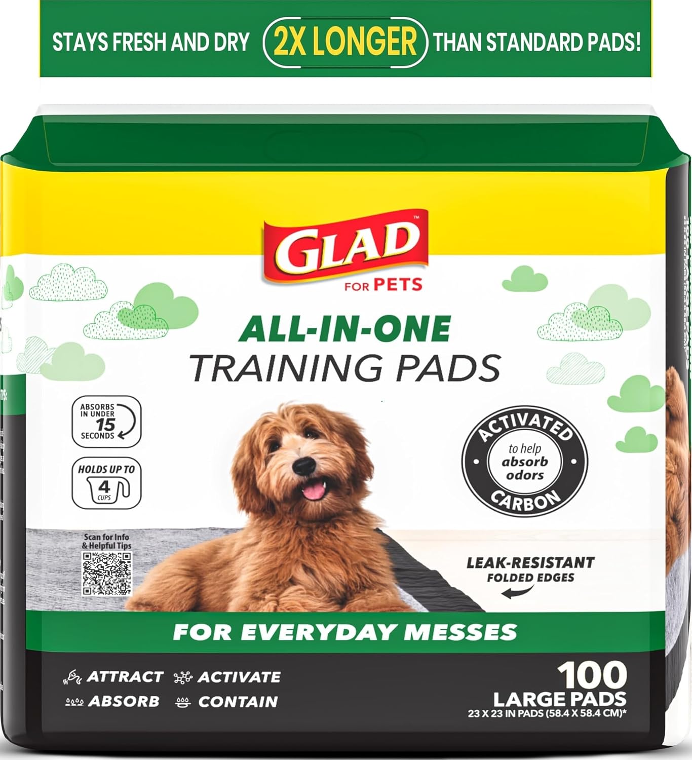 Glad for Pets Activated Carbon Training Pads