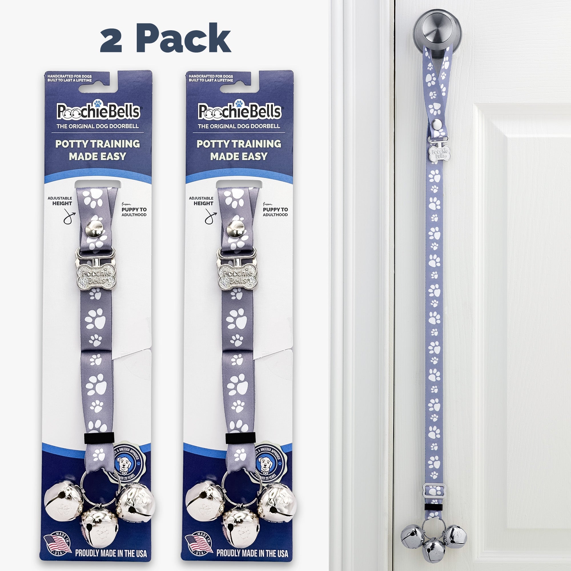 PoochieBells Dog Door Bells